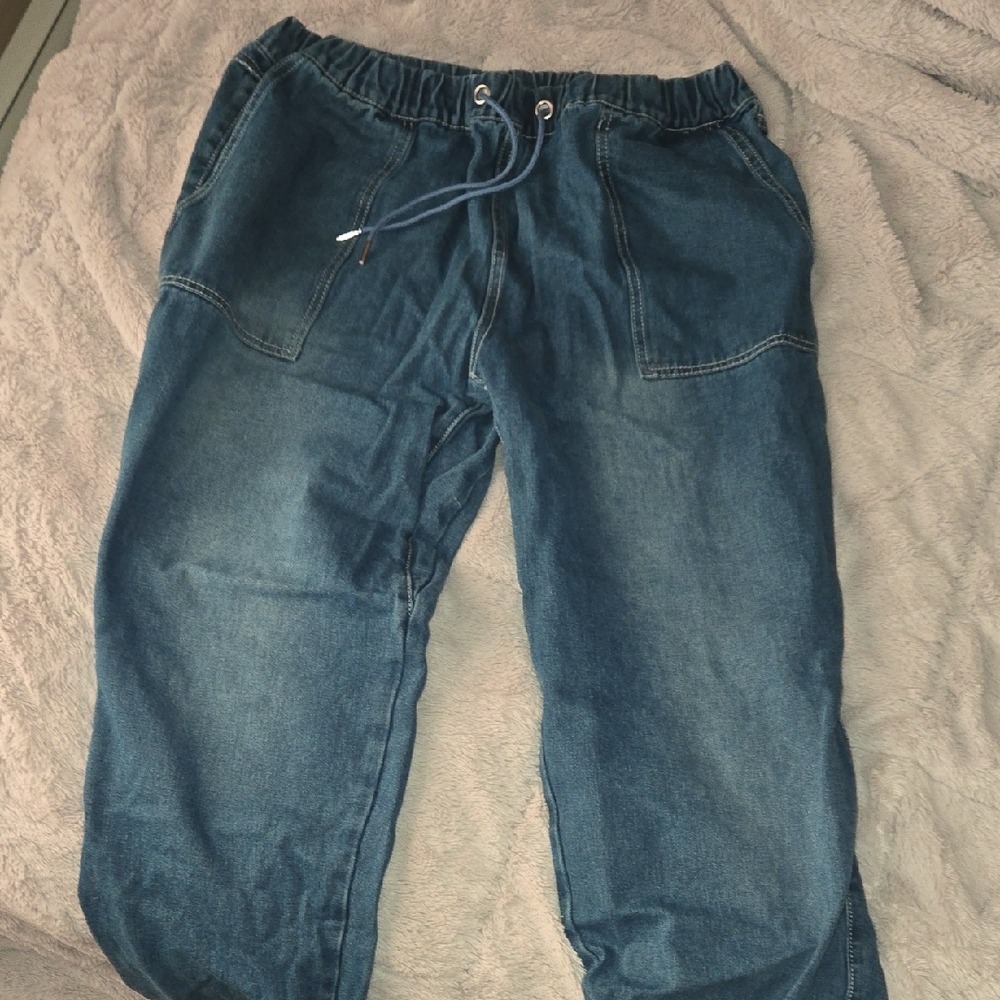 White Birch Blue Flare Jeans